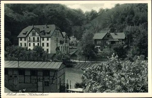 Ak Bad Freienwalde an der Oder, Frauenmissionsschule Bibelhaus Malche, Blick vom Gärtnerhaus