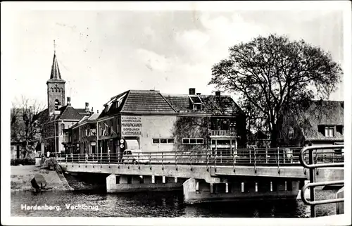 Ak Hardenberg Overijssel Niederlande, Vechtbrug