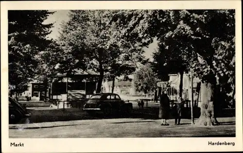 Ak Hardenberg Overijssel Niederlande, Markt