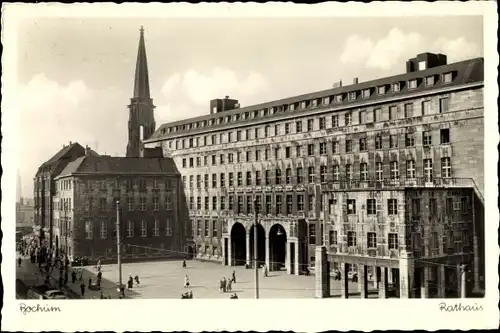 Ak Bochum im Ruhrgebiet, Rathaus