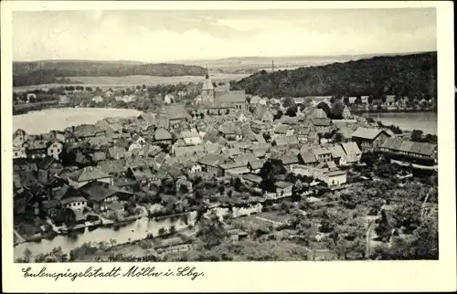 Ak Mölln im Herzogtum Lauenburg, Panorama vom Ort