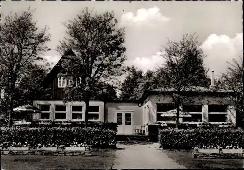 Ak Mardorf Neustadt am Rübenberge in Niedersachsen, Strandgaststätte Moorhütte