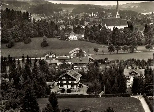 Ak Abwinkel Abwinkl Bad Wiessee in Oberbayern, Landschulheim, Luftbild