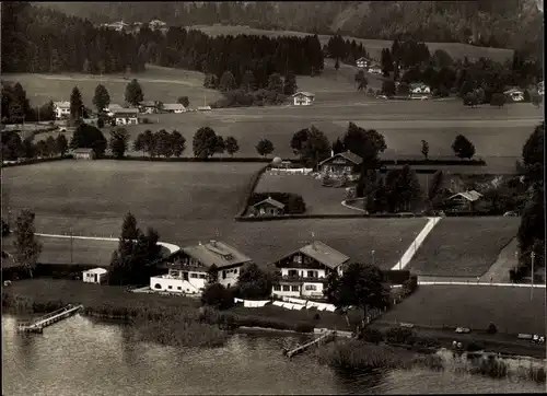 Ak Deutschland, Haus am See, Jacobs Leptihn, Luftbild