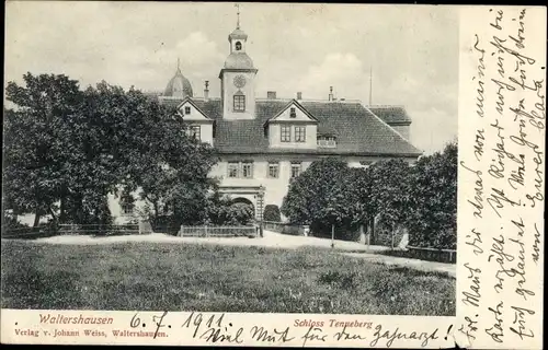 Ak Waltershausen im Thüringer Becken, Schloss Tenneberg