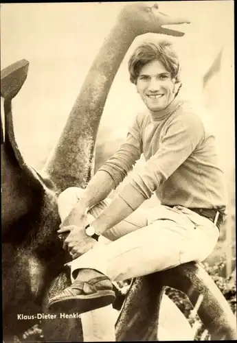 Ak Schauspieler Klaus Dieter Henkler, Portrait