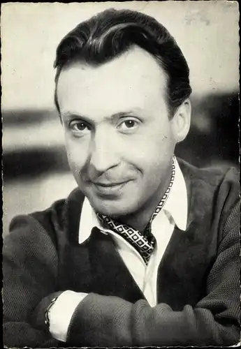 Ak Schauspieler und Sänger Peter Alexander, Portrait