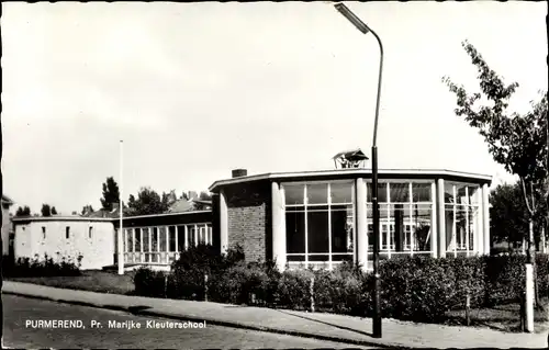 Ak Purmerend Nordholland, Marijke Kleuterschool