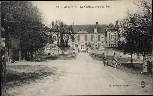 Ak Acheux Somme, Le Chateau