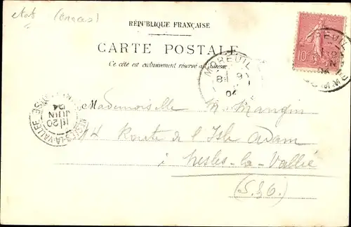 Ak Moreuil Somme, Vue generale