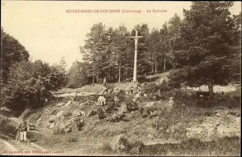 Ak Notre Dame de Courson Calvados, Le Calvaire