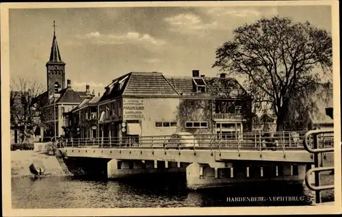 Ak Hardenberg Overijssel Niederlande, Vechtbrug