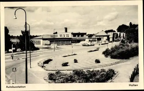 Ak Holten Overijssel Niederlande, Autobusstation