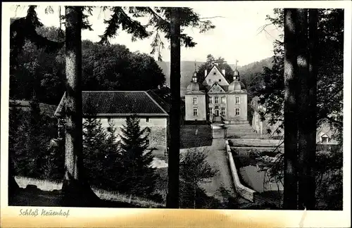 Ak Lüdenscheid im Märkischen Kreis, Schloß Neuenhof, Walddurchblick