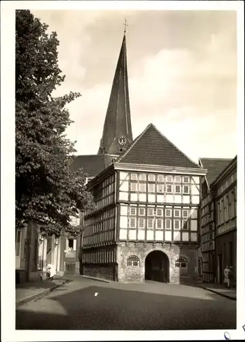 Ak Hattingen an der Ruhr, altes Rathaus