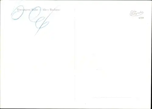 Ak Hattingen an der Ruhr, altes Rathaus