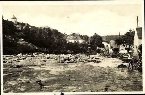 Ak Bad Gottleuba in Sachsen, Unwetterkatastrophe am 8 Juli 1927