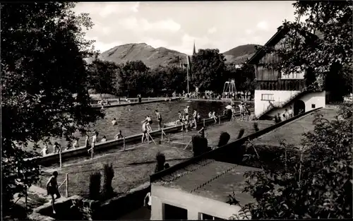 Ak Treis Karden an der Mosel, Schwimmbad