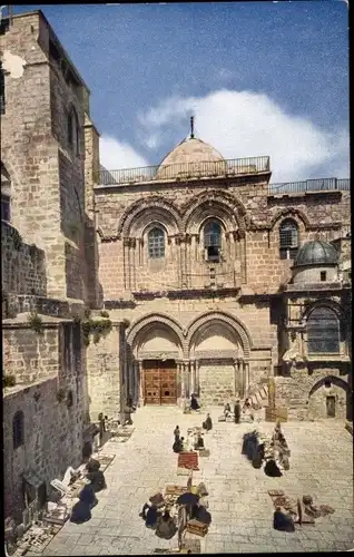 Ak Jerusalem Israel, Kirche des heiligen Grabes