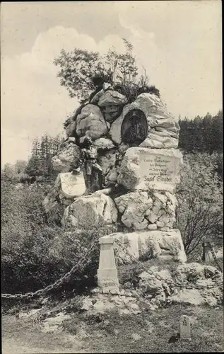 Ak Golling an der Salzach in Salzburg, Lueg Pass, Struber-Denkmal