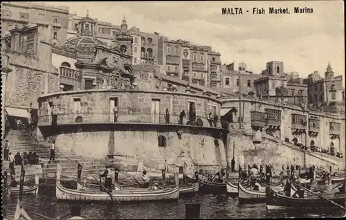 Ak Malta, Fish Market, Marina, Fischerboote