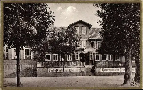 Ak Hohegeiß Braunlage im Oberharz, Hotel Ebersberg