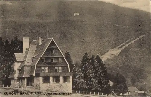 Ak Braunlage im Oberharz, Kinderheim