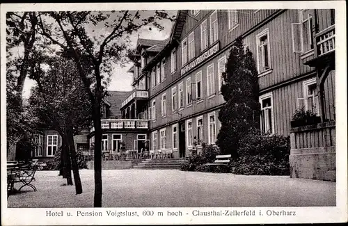 Ak Clausthal Zellerfeld im Oberharz, Pension Voigtslust