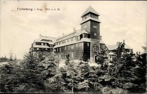 10 alte Ak Oberwiesenthal im Erzgebirge, diverse Ansichten