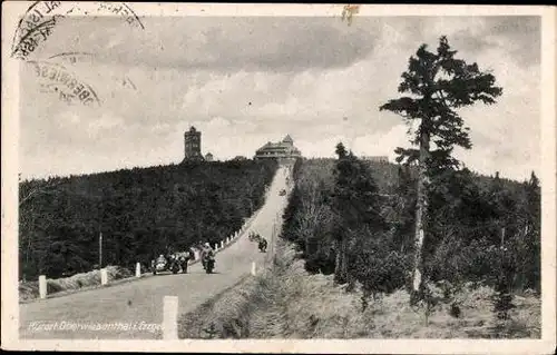 10 alte Ak Oberwiesenthal im Erzgebirge, diverse Ansichten