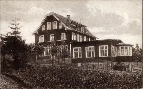 Ak Braunlage im Oberharz, Waldpark, Erholungsheim der Betriebskrankenkasse der Saccharin Fabrik AG