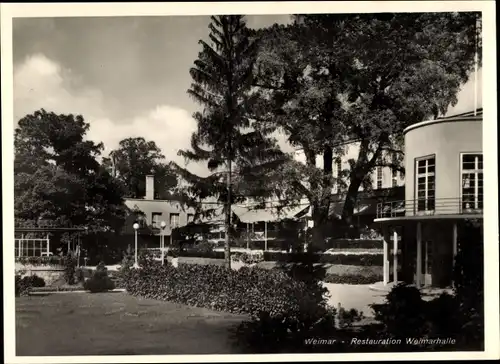 Ak Weimar in Thüringen, Restauration Weimarhalle