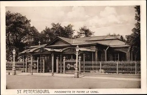 Ak Sankt Petersburg Russland, Maisonette de Pierre le Grand