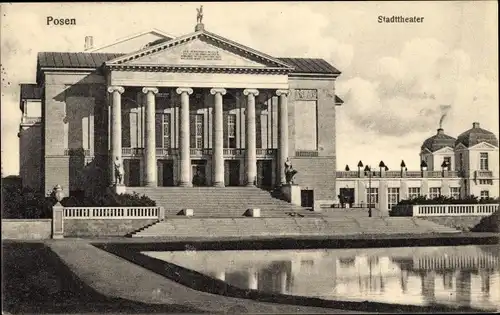 Ak Poznań Posen, Stadttheater, Teatr miejski