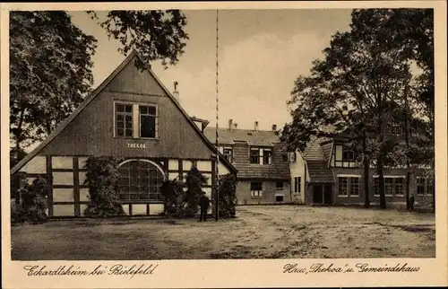 Ak Eckardtsheim Bielefeld in Nordrhein Westfalen, Haus Thekoa und Gemeindehaus