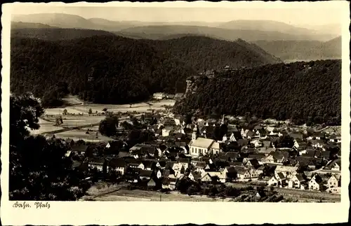 Ak Dahn im Kreis Südwestpfalz, Panorama der Ortschaft