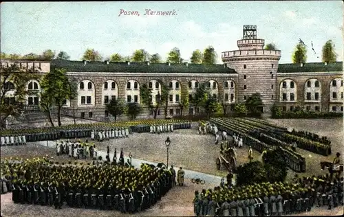 Ak Poznań Posen, Kernwerk, Soldatenkompanien