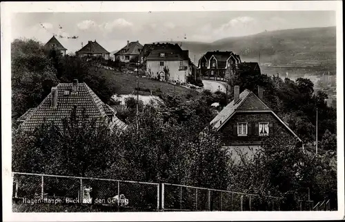 Ak Haspe Hagen Westfalen, Blick auf den Gelting, Wohnhäuser