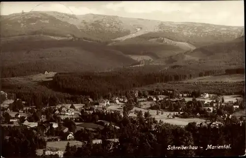 Ak Mariental Szklarska Poręba Schreiberhau Riesengebirge Schlesien, Panorama