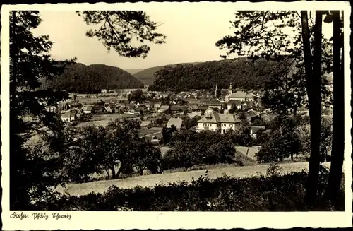 Ak Dahn in Rheinland Pfalz, Teilansicht vom Ort