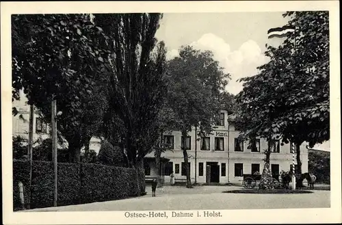 Ak Dahme in Ostholstein, Ostsee Hotel, Außenansicht