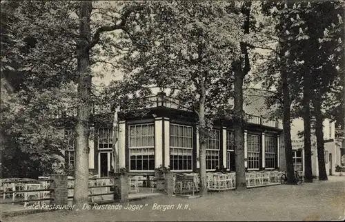 Ak Bergen Nordholland, Cafe Restaurant De Rustende Jager