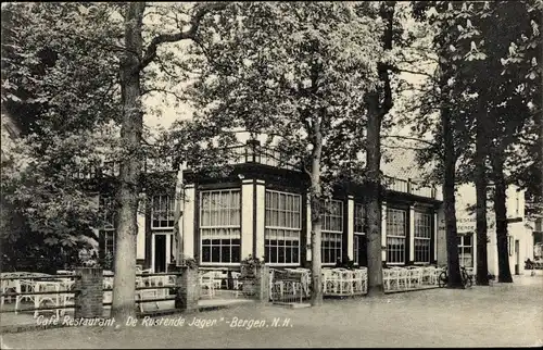 Ak Bergen Nordholland, Cafe Restaurant De Rustende Jager