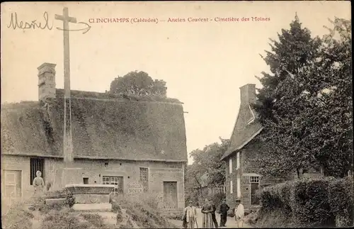 Ak Clinchamps Calvados, Ancien Couvent, Cimetiere des Moines