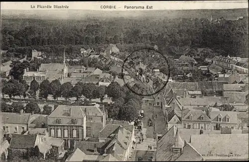 Ak Corbie Somme, Panorama Est