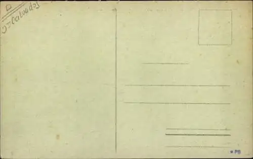 Ak Notre Dame de Courson Calvados, Route d'Orbec, Le Bourg