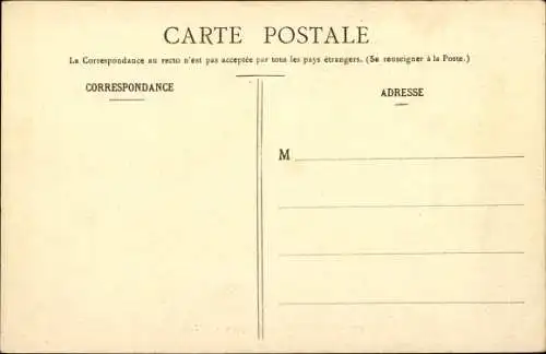 Ak Courbevoie Hauts de Seine, Le Square, Fuhrwerk der Straßenreinigung