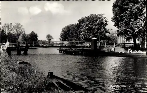 Ak Hardenberg Overijssel Niederlande, Brug, Brücke, Fluss