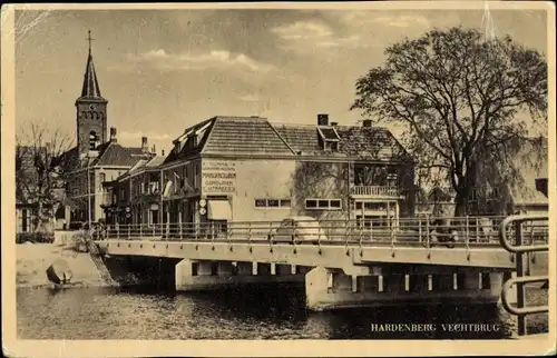 Ak Hardenberg Overijssel Niederlande, Vechtbrug