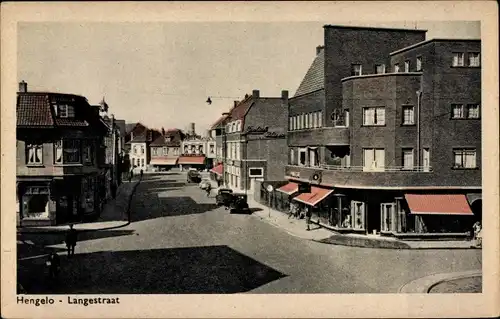 Ak Hengelo Overijssel Niederlande, Langestraat